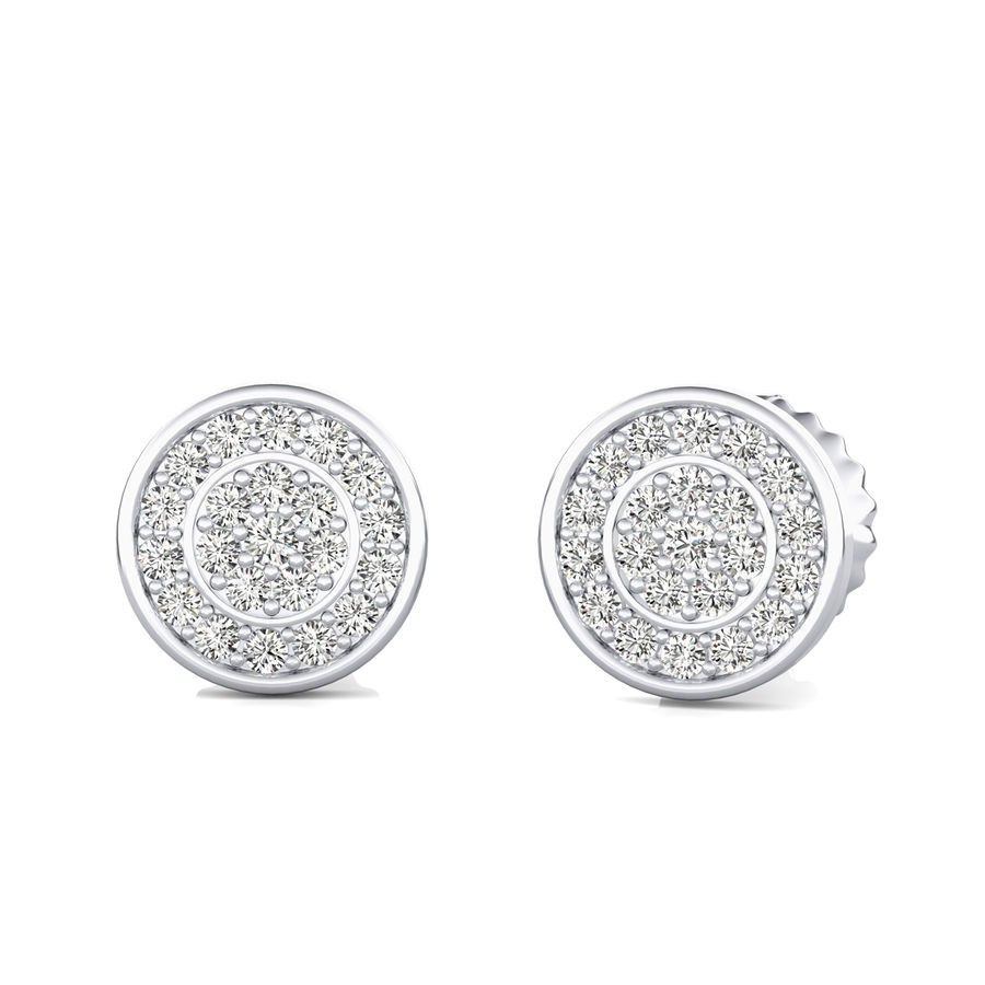 0.50 Ct. T.W. Cluster Stud Earrings