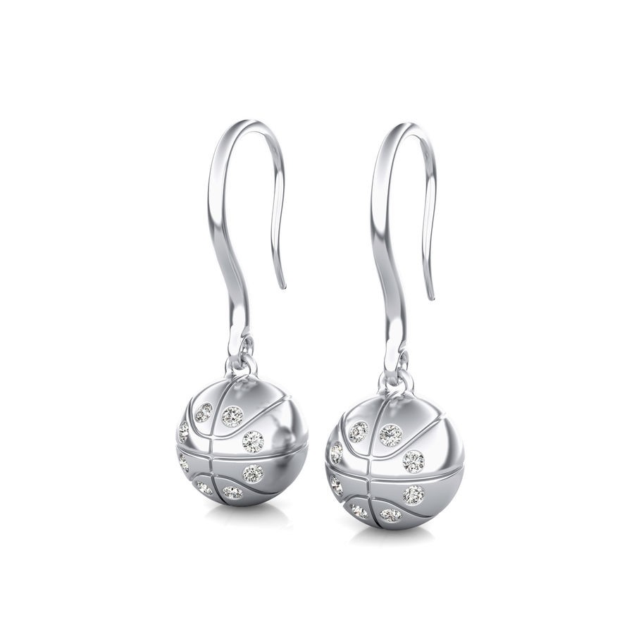 Basketball Earrings