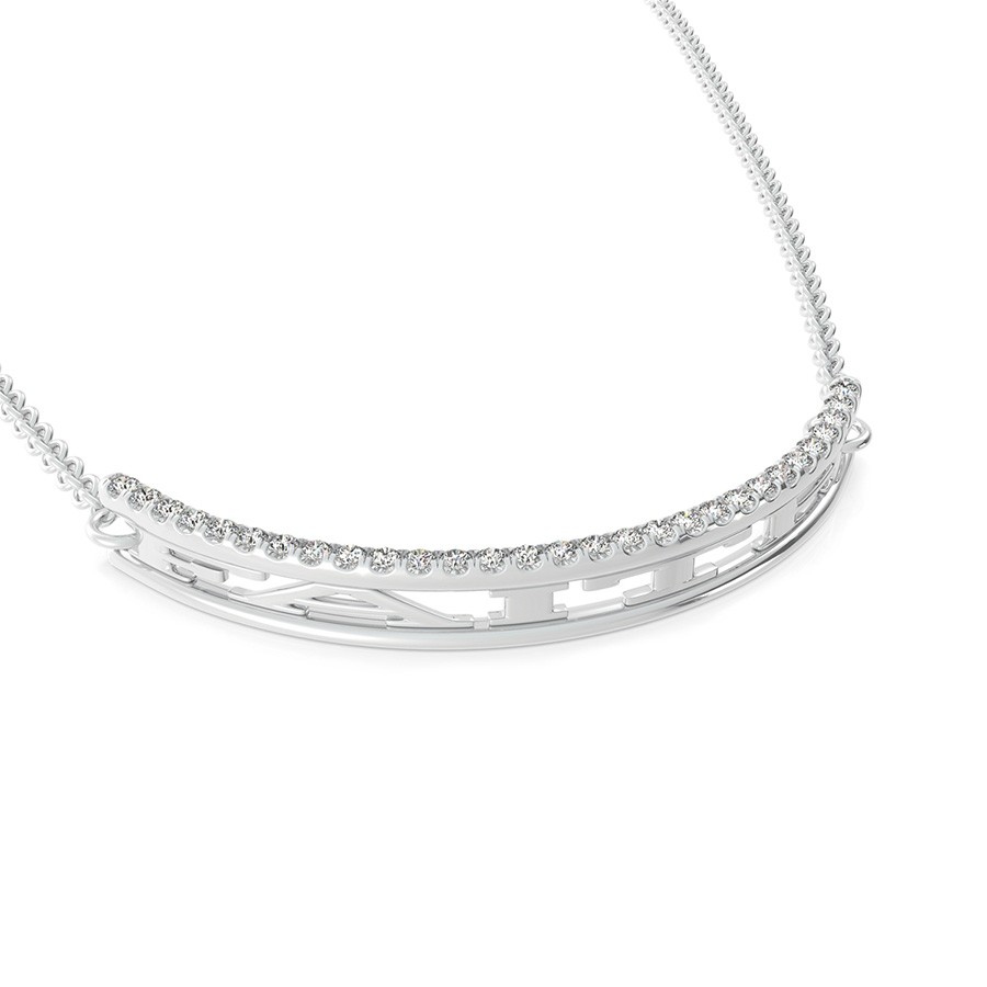 "FAITH" Rounded Bar Pendant 