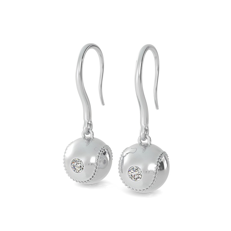 Baseball Earrings