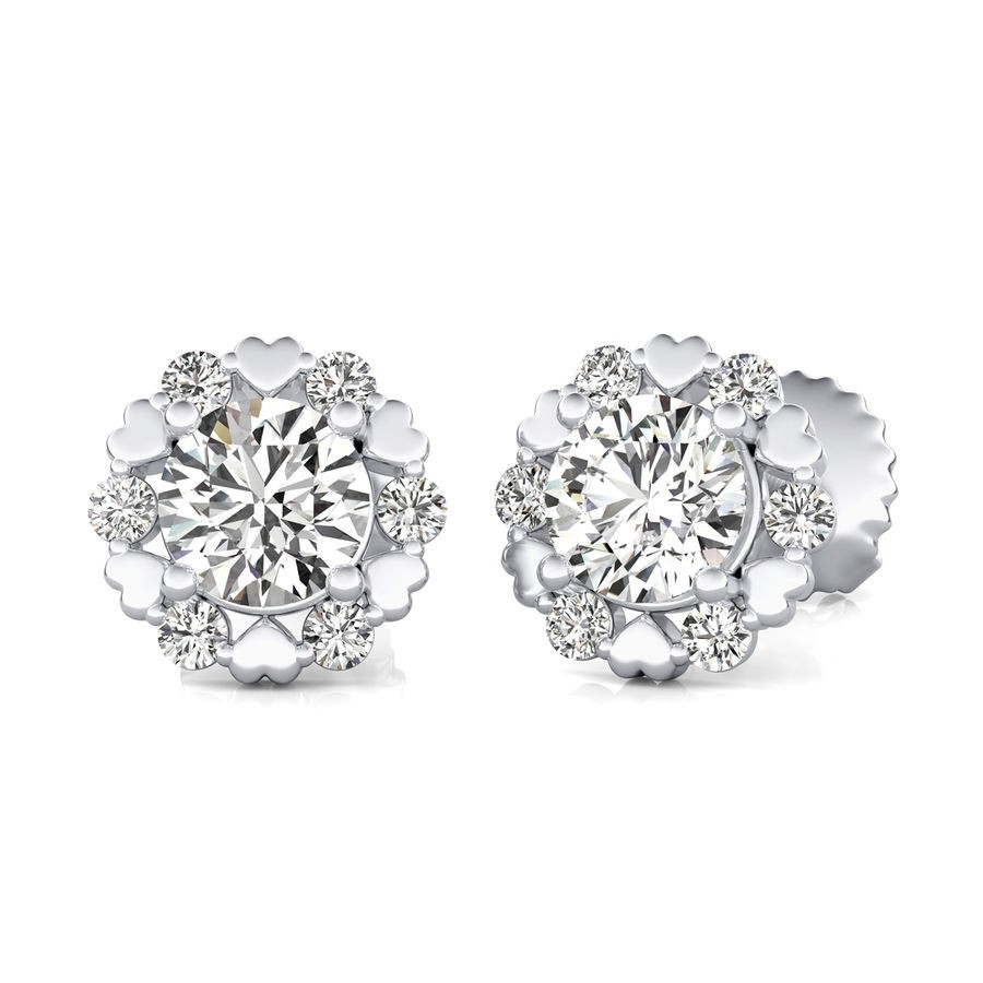 Halo Stud Earrings