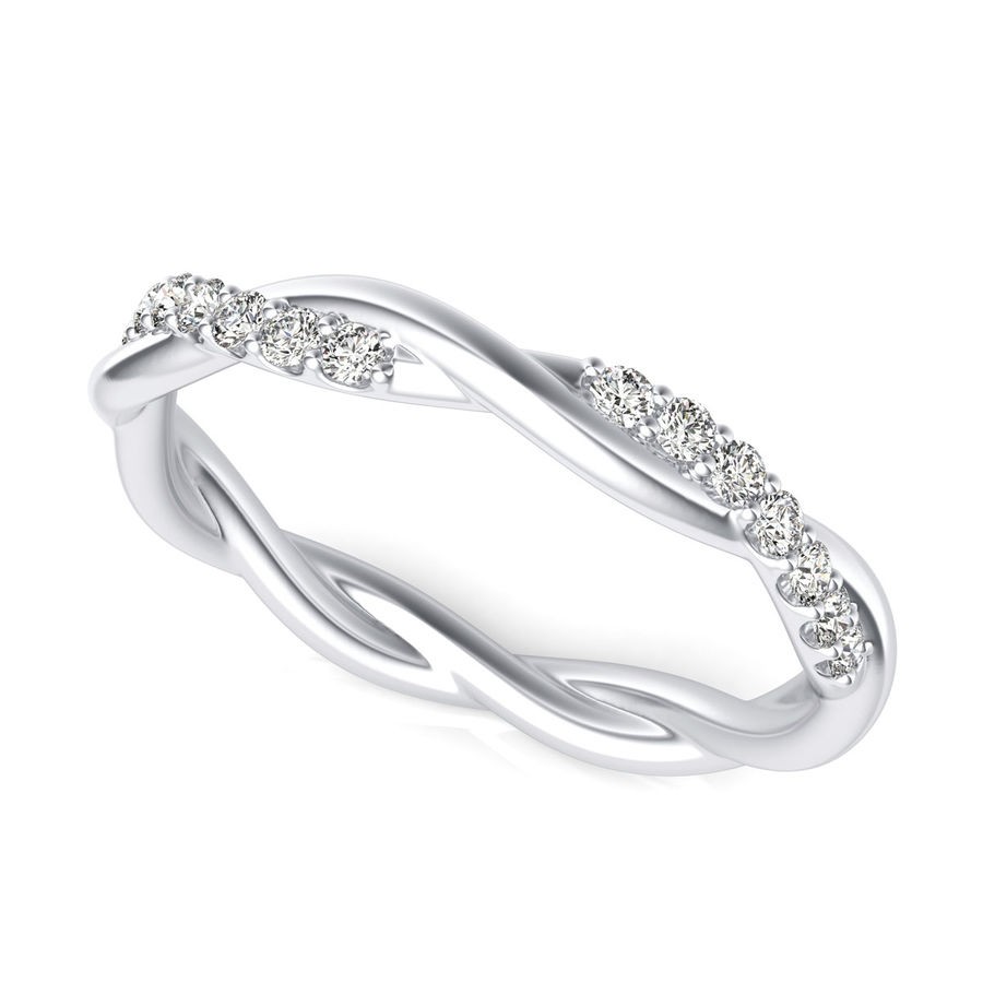 Half Eternity Twist Band