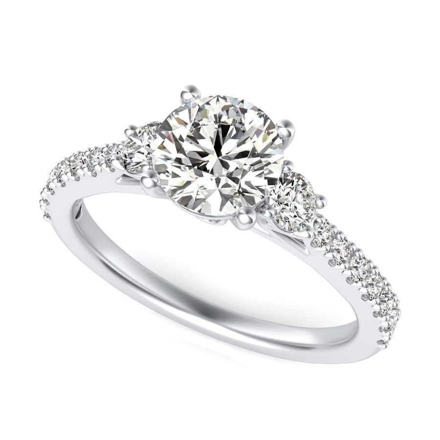 Three Stone Engagement