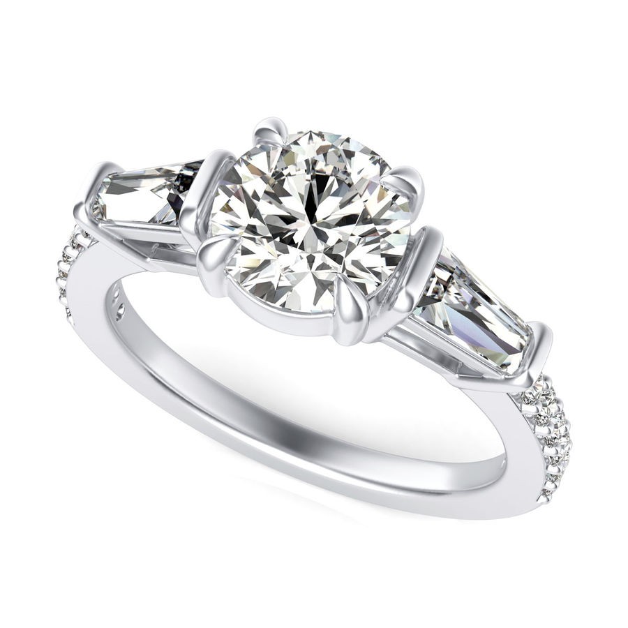 Three Stone Engagement
