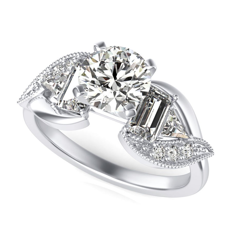 Three Stone Engagement