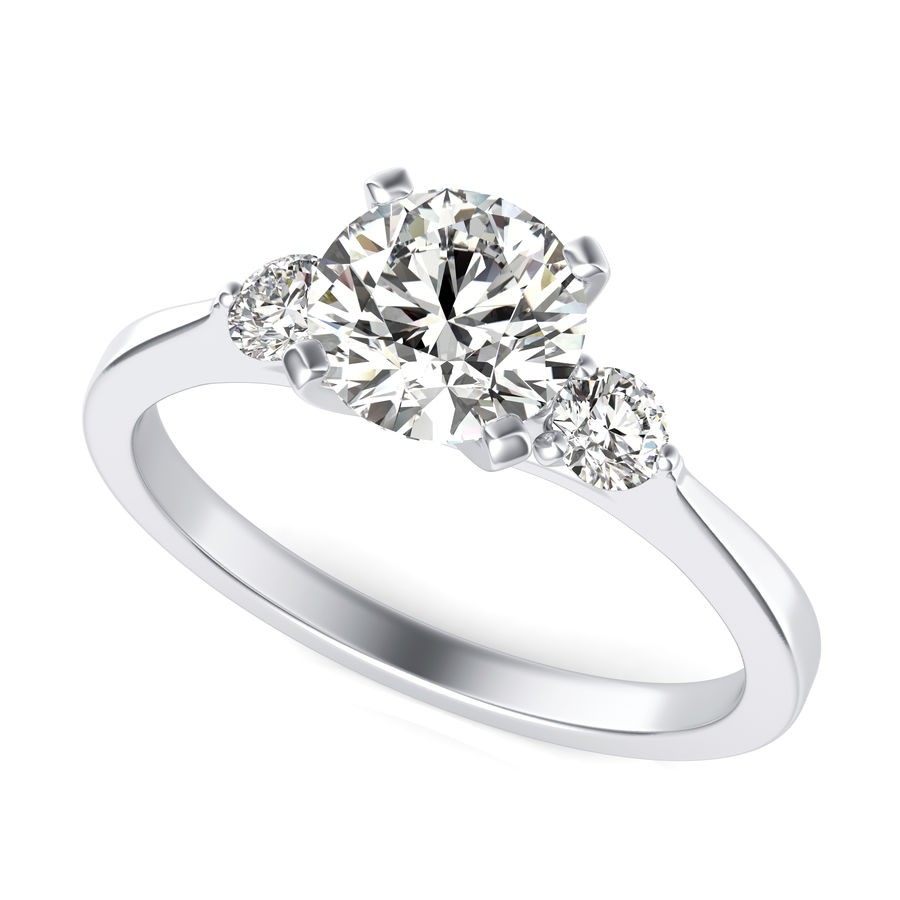 Three Stone Engagement