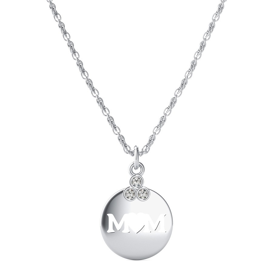 "Mom" Coin Pendant