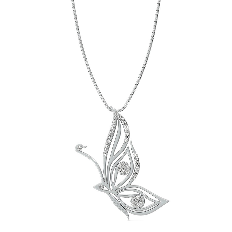 Butterly Side View Pendant
