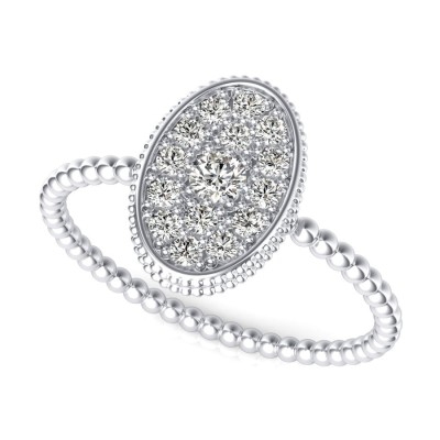 Oval Cocktail Ring