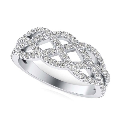 Quad Twist Cocktail Ring