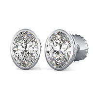 Bezel Earrings