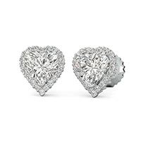 Wire Basket Halo Earrings