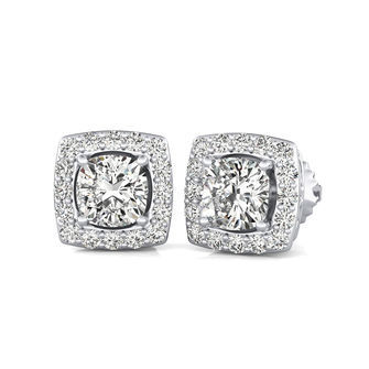 Halo Stud Earrings
