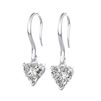 Leverback Solitaire Earrings