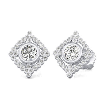 Halo Stud Earrings