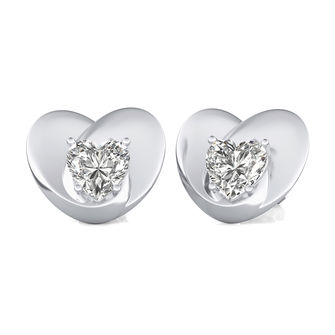 Heart Stud Earrings