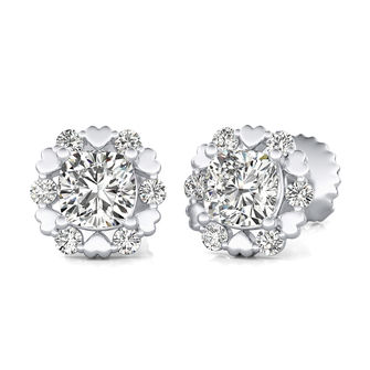 Halo Stud Earrings