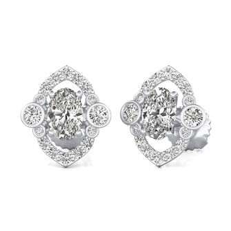 Halo Stud Earrings