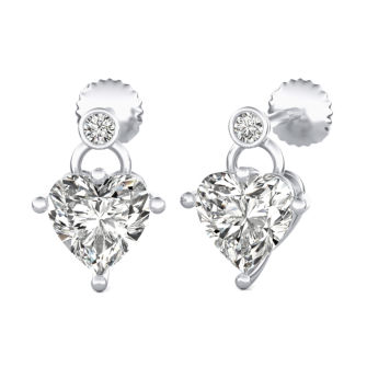 Dangle Solitaire Earrings