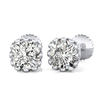Basket Stud Earrings 