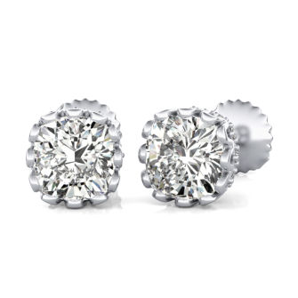 Basket Stud Earrings 