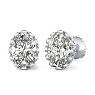 Basket Stud Earrings 