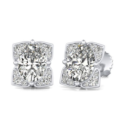 Flower Halo Earrings