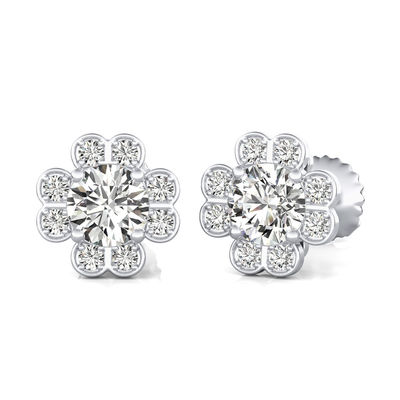 Flower Halo Earrings