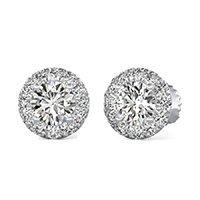Classic Halo Earrings