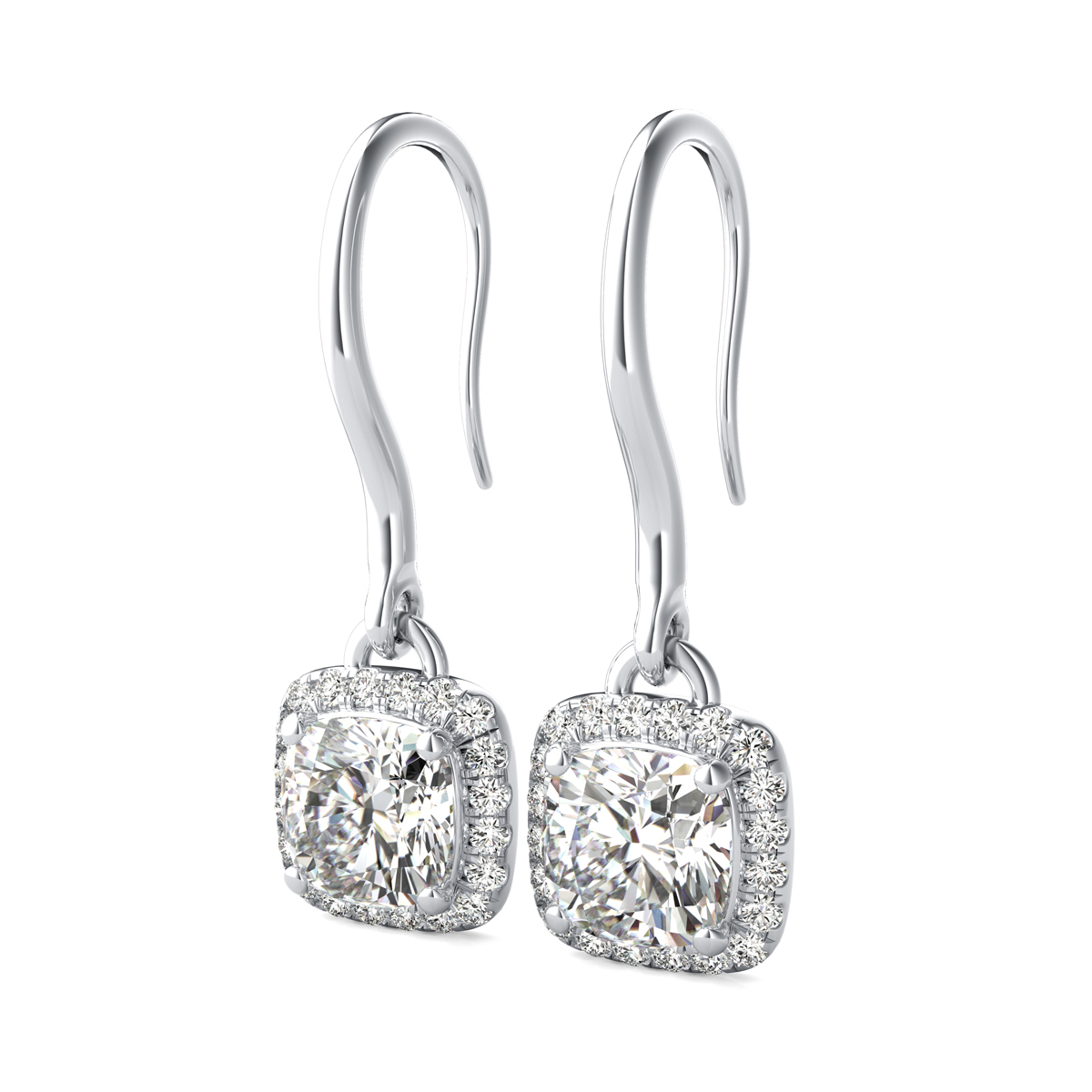 Halo Dangle Earrings