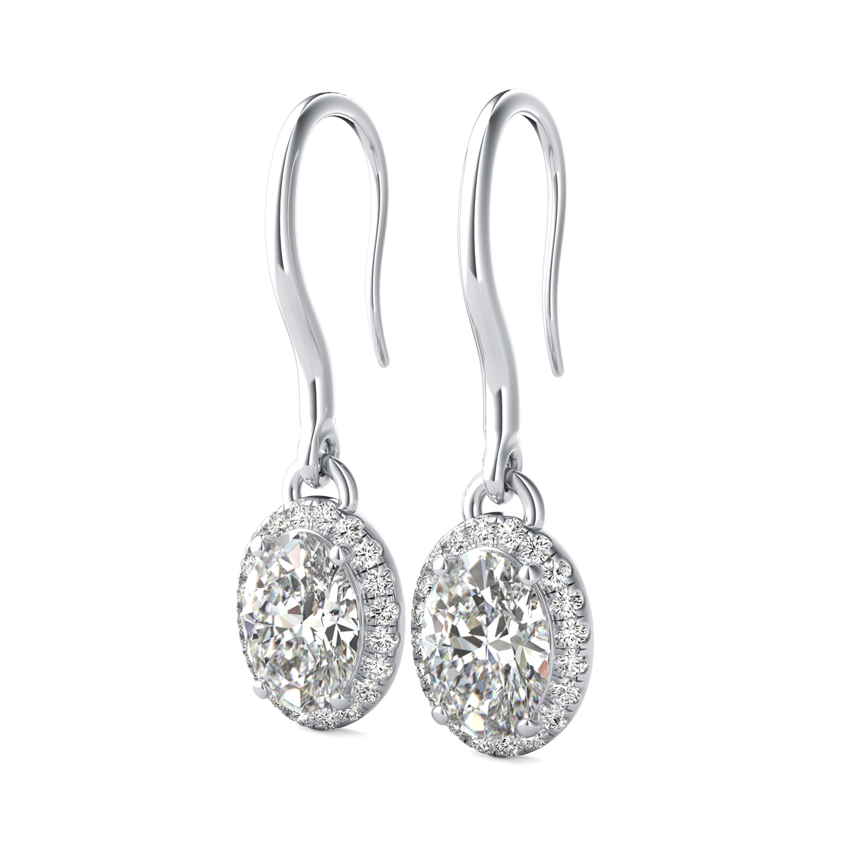 Halo Dangle Earrings