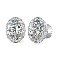 Martini Halo Earrings