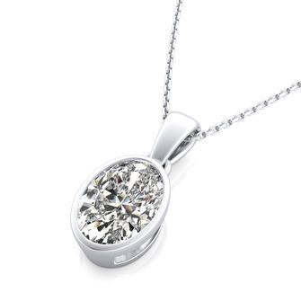 Bezel Solitaire Pendant