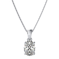 Solitaire Double Wire Basket Pendant 