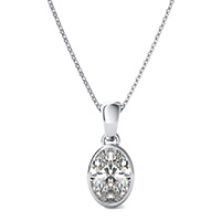Bezel Solitaire Pendant 