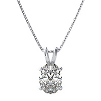 Solid Basket Solitaire Pendant