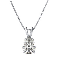 Solid Basket Solitaire Pendant