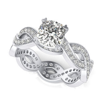 Eternity Twist Engagement Ring