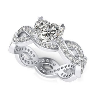 Eternity Twist Engagement Ring
