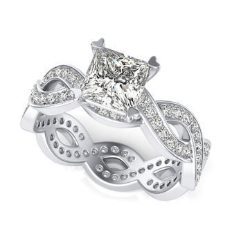 Eternity Twist Engagement Ring