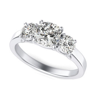 Three Stone Engagement Ring