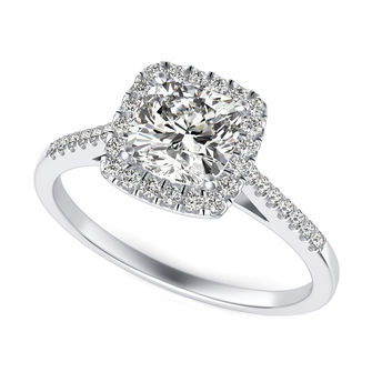 Halo Engagement Ring
