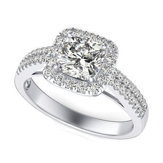 Halo Engagement Ring