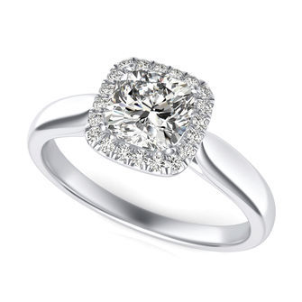 Halo Engagement Ring