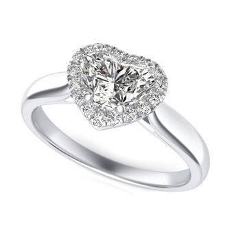 Halo Engagement Ring