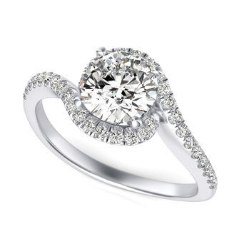 Halo Engagement Ring