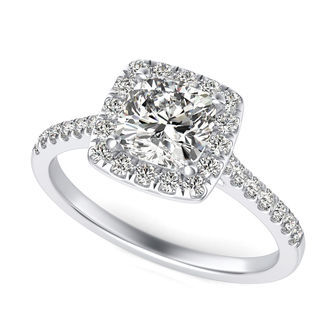 Halo Engagement Ring