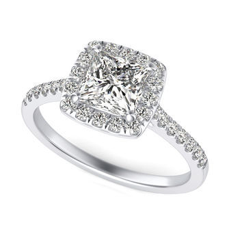 Halo Engagement Ring