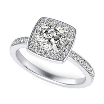 Halo Engagement Ring
