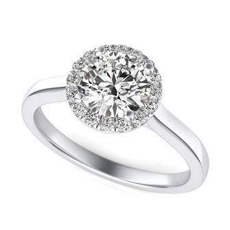 Halo Engagement Ring